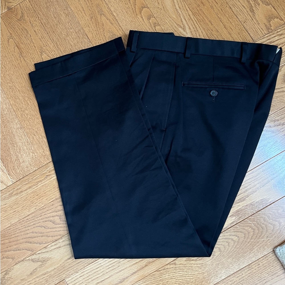 Brooks Brothers black Cotton pants